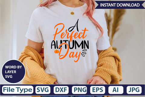 A Perfect Autumn Day SVG Cut File SVG DesignPlante 503 