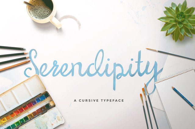 A Serendipity Font Font Maroon Baboon 
