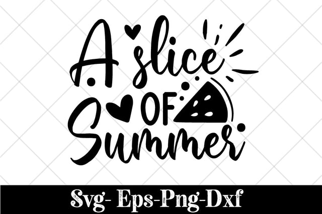 A Slice Of Summer SVG Cut File | commercial use | instant download | printable vector clip art | Beach Shirt Print | Summer Watermelon SVG Svgcraft 