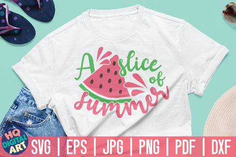 A slice of summer SVG | Watermelon SVG SVG HQDigitalArt 