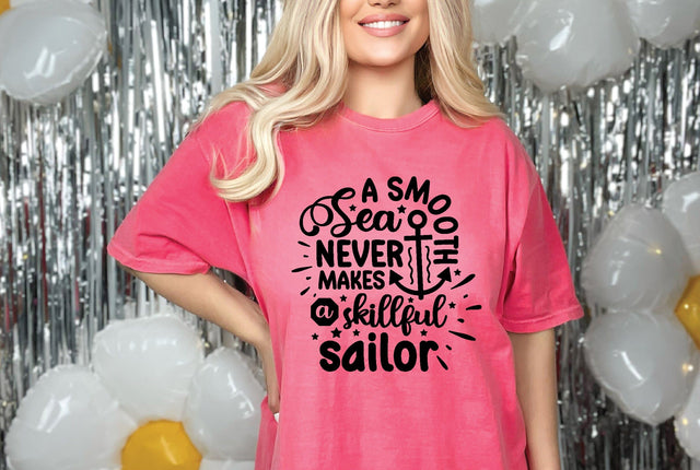 A smooth sea never makes a skillful sailor SVG md faruk hossain 