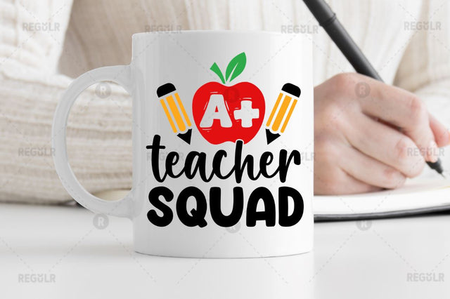 A+ teacher squad SVG SVG Regulrcrative 