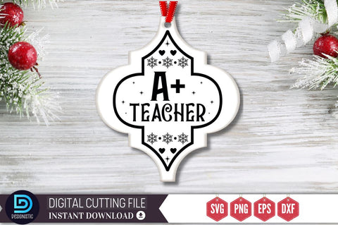 A+ teacher SVG SVG DESIGNISTIC 