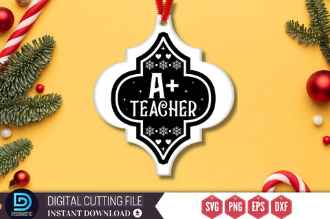 A+ teacher SVG SVG DESIGNISTIC 