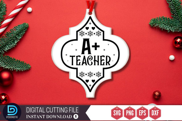A+ teacher SVG SVG DESIGNISTIC 