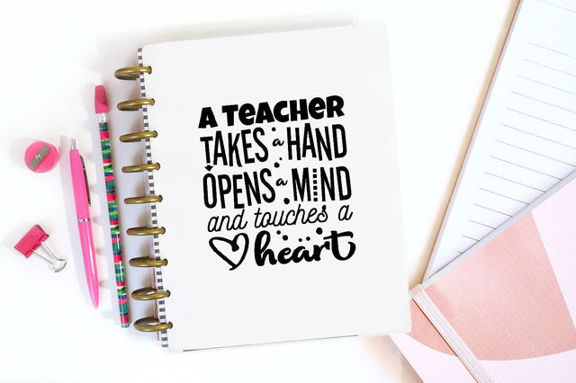 A Teacher Takes a Hand Opens SVG SVG VectorSVGdesign 