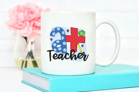 A+ Teacher | Teacher Sublimation Design Sublimation CraftLabSVG 