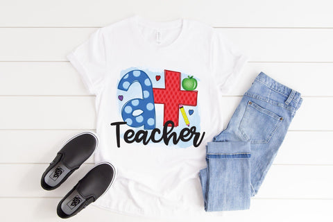 A+ Teacher | Teacher Sublimation Design Sublimation CraftLabSVG 