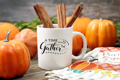 A Time To Gather, Thanksgiving SVG Design SVG futivesvg 