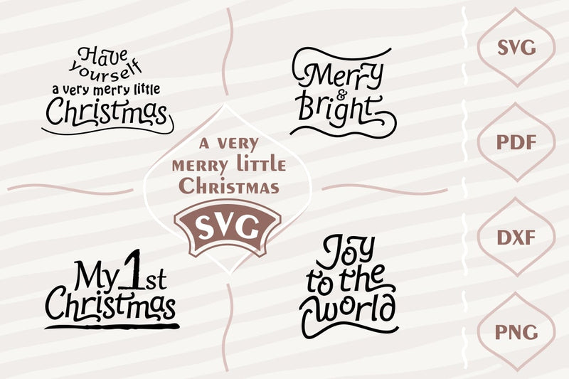 A very merry little Christmas - SVG bundle SVG Digital Mojito 