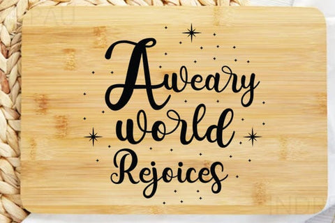A Weary World Rejoices SVG Angelina750 