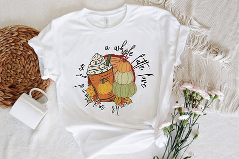 A Whole Latte Love and Pumpkin Spice Sublimation Sublimation Jagonath Roy 
