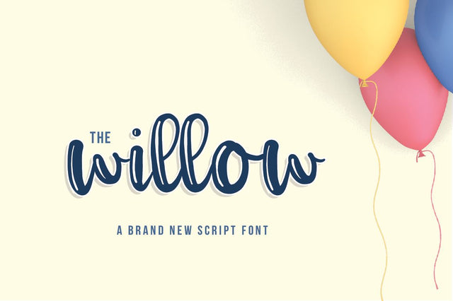 A Willow Font Font Maroon Baboon 