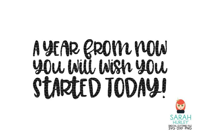 A Year From Now SVG Sarah Hurley 