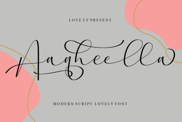 Aaqheella font Font Mengulirpena 