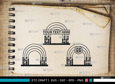 Abacus Monogram, Abacus Silhouette, Abacus SVG Cut Files, Mathematics Svg, Sports Svg, Maths Svg, Abacus Svg, SB00098 SVG ETC Craft 
