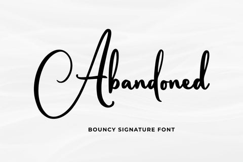 Abandoned Font Abo Daniel Studio 