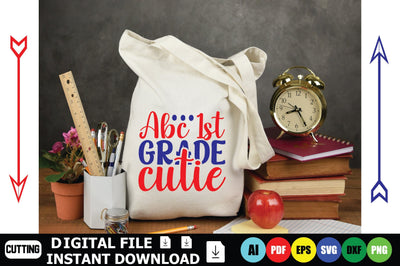 ABC 1st Grade Cutie SVG Shahin alam 