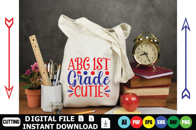 ABC 1st Grade Cutie SVG Shahin alam 