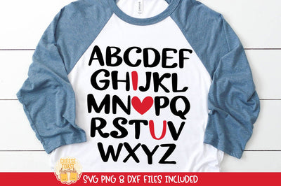 ABC I Love You | Kid Valentine's Day SVG Cut File SVG Cheese Toast Digitals 