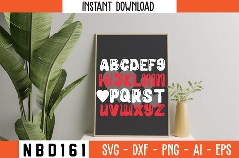 abcdefghijklmnopqrstuvwxyz Svg Design SVG Nbd161 