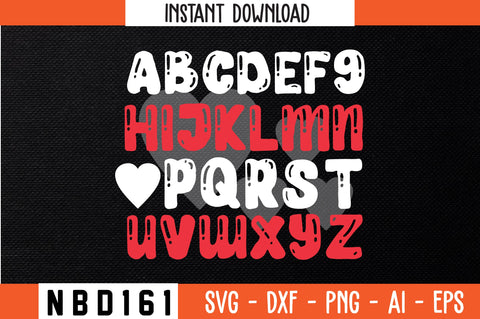 abcdefghijklmnopqrstuvwxyz Svg Design SVG Nbd161 