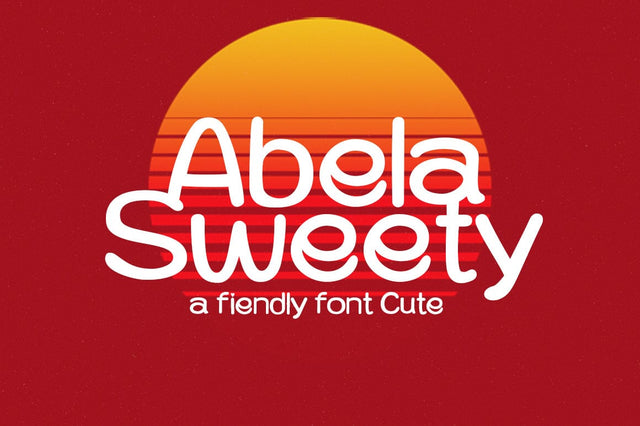 Abela Sweety Font gatype 