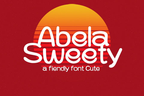 Abela Sweety Font gatype 