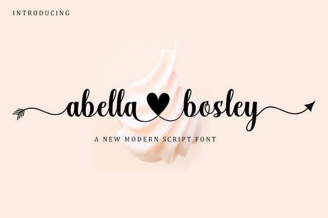 Abella Bosley Font BungStudio 