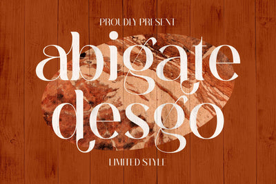 abigate desgo Typeface Font Storytype Studio 