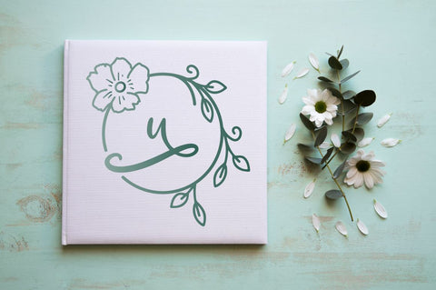 Abilane Flower Monogram Font Attype studio 