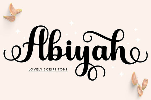 Abiyah Font Attract Studio 