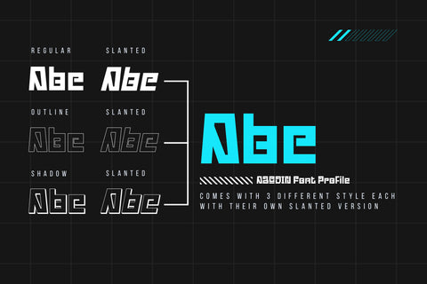 Abodin | Futuristic Font Font twinletter 