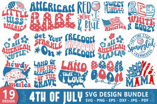 About 4th of July SVG Bundle, 4th of July Graphics, SVG Design SVG FiveStarCrafting 