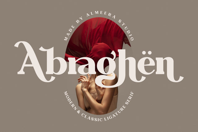 Abraghen | Ligature Serif Font studioalmeera 