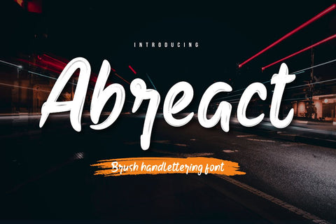 Abreact Font twinletter 