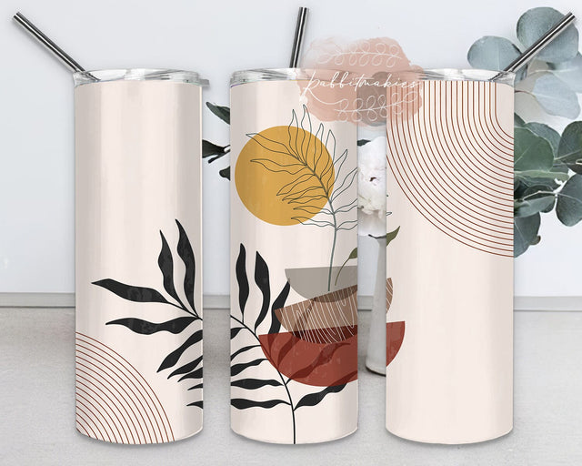 Abstract Boho Sublimation,Tumbler 20 oz Skinny Tumbler,Boho Tumbler Png Tapered Sublimation Designs, Hippies Boho Tumbler PNG Sublimation Rabbitmakies 