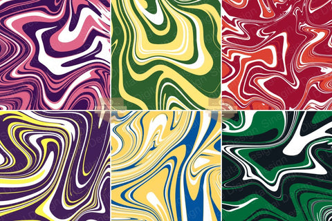 Abstract Colorful Marble Digital Paper Backgrounds Digital Pattern SineDigitalDesign 