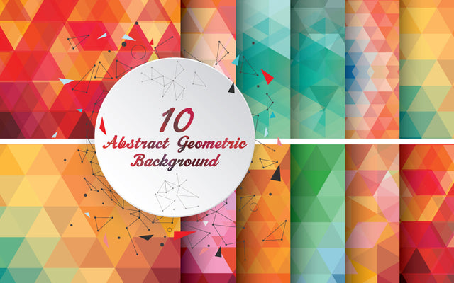 Abstract Geometric Polygon Background SVG naemmiah021 