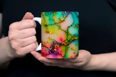 Abstract Glitter Mug Sublimation Designs Sublimation oyonnidesign 