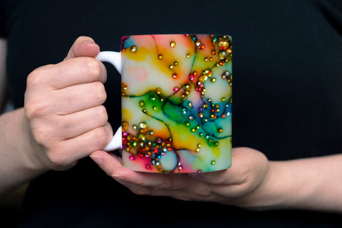 Abstract Glitter Mug Sublimation Designs Sublimation oyonnidesign 