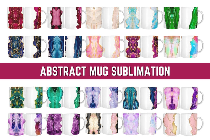 Abstract Mug Sublimation Sublimation SvgOcean 