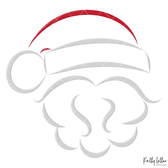 Abstract Santa SVG Kelly Lollar Designs 