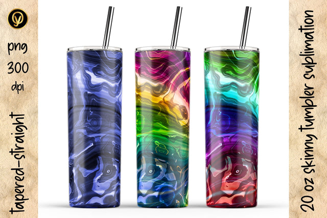 Abstract Skinny Tumbler Sublimation designs pack.Abstract Liquid Tumblers Sublimation oyonnidesign 