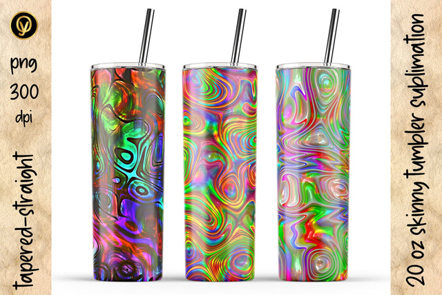 Abstract Skinny Tumbler Sublimation designs pack.Abstract Liquid Tumblers Sublimation oyonnidesign 