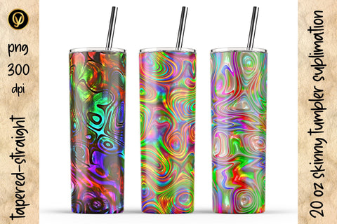 Abstract Skinny Tumbler Sublimation designs pack.Abstract Liquid Tumblers Sublimation oyonnidesign 