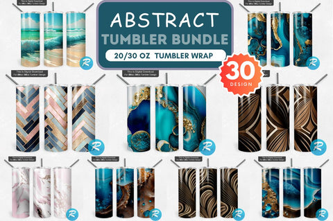 Abstract Tumbler Bundle Sublimation Regulrcrative 
