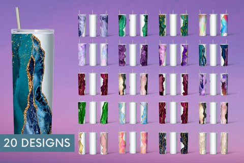 Abstract Tumbler Sublimation Bundle Sublimation SvgOcean 