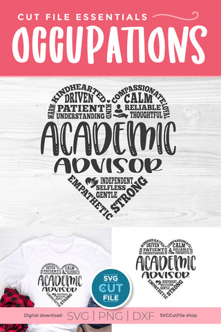 Academic advisor svg subway art SVG SVG Cut File 