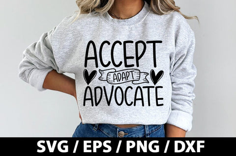 Accept adapt advocate SVG SVG akazaddesign 